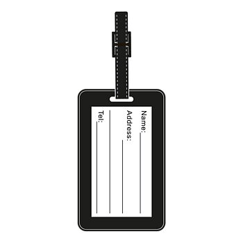 Luggage tag, 3D design