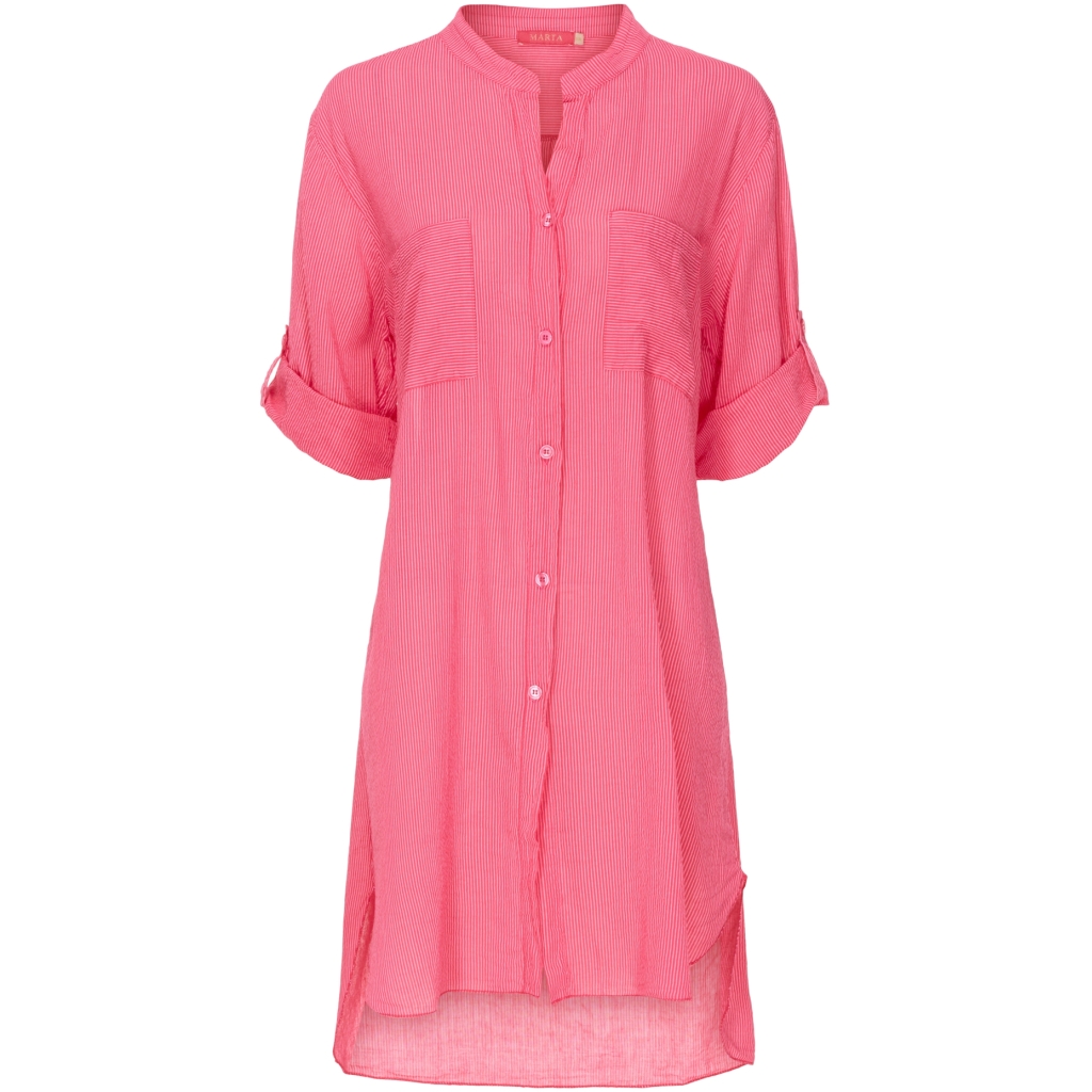 Linn Stripe - Skjorta | Strawberry - 4