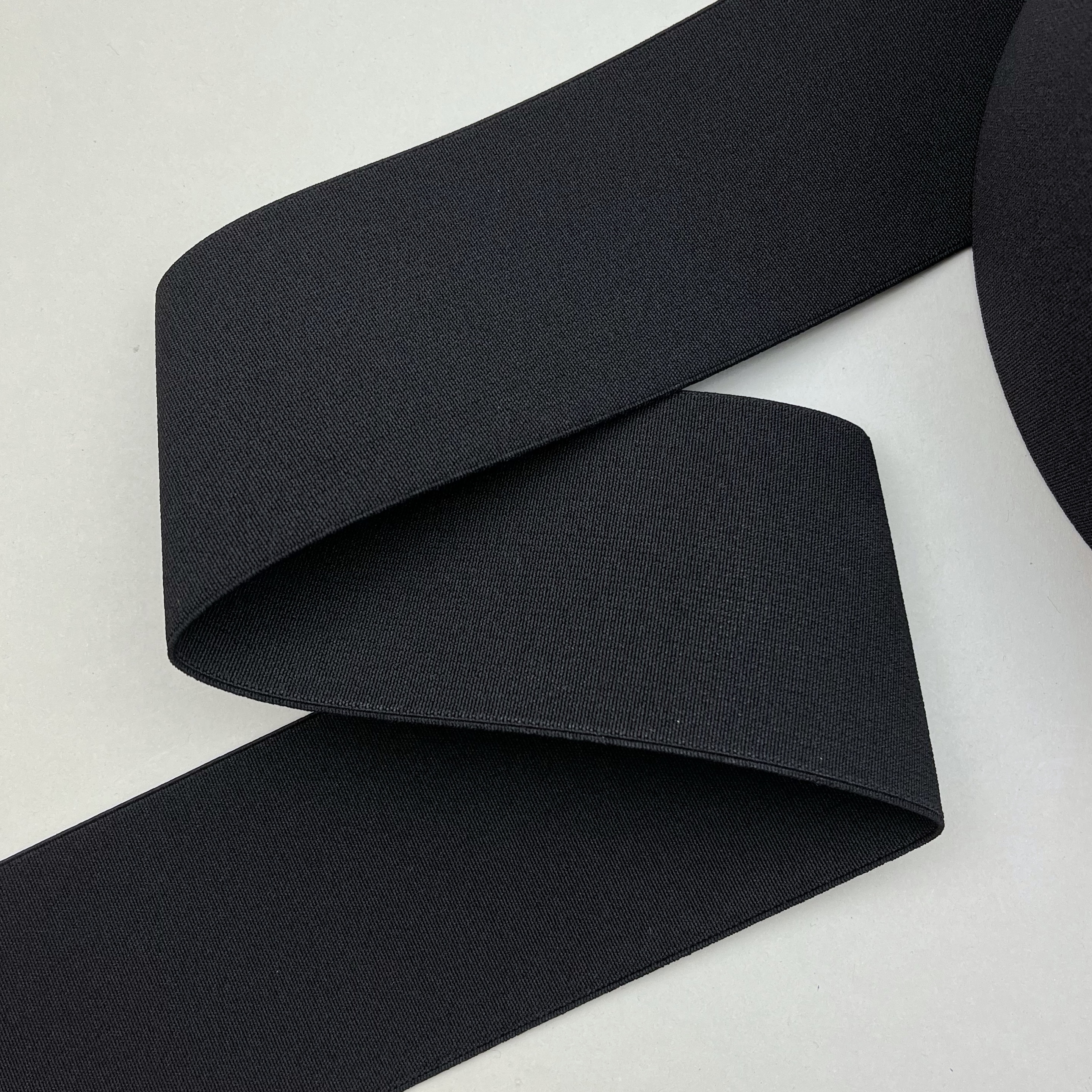 Wide elastic black 80mm - MT80