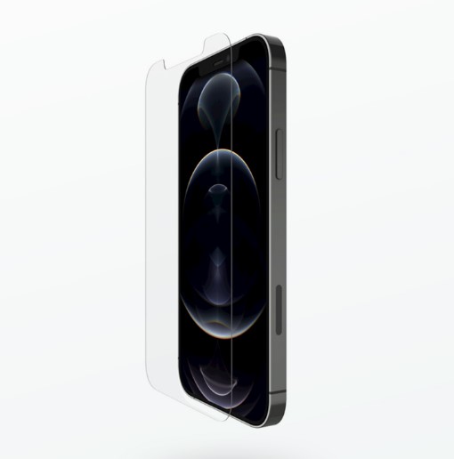 iPhone 12 Pro Max - Transparent Skal Dubbel Kortfack + Härdat Skyddsglas - 2
