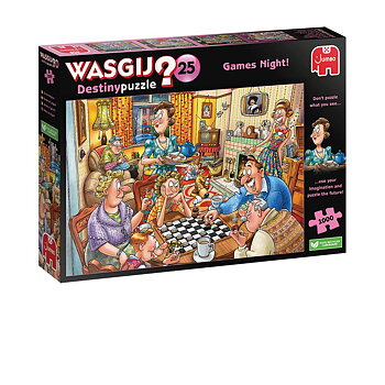 Wasgij Destiny #25 Games Night 1000 Bitar Jumbo