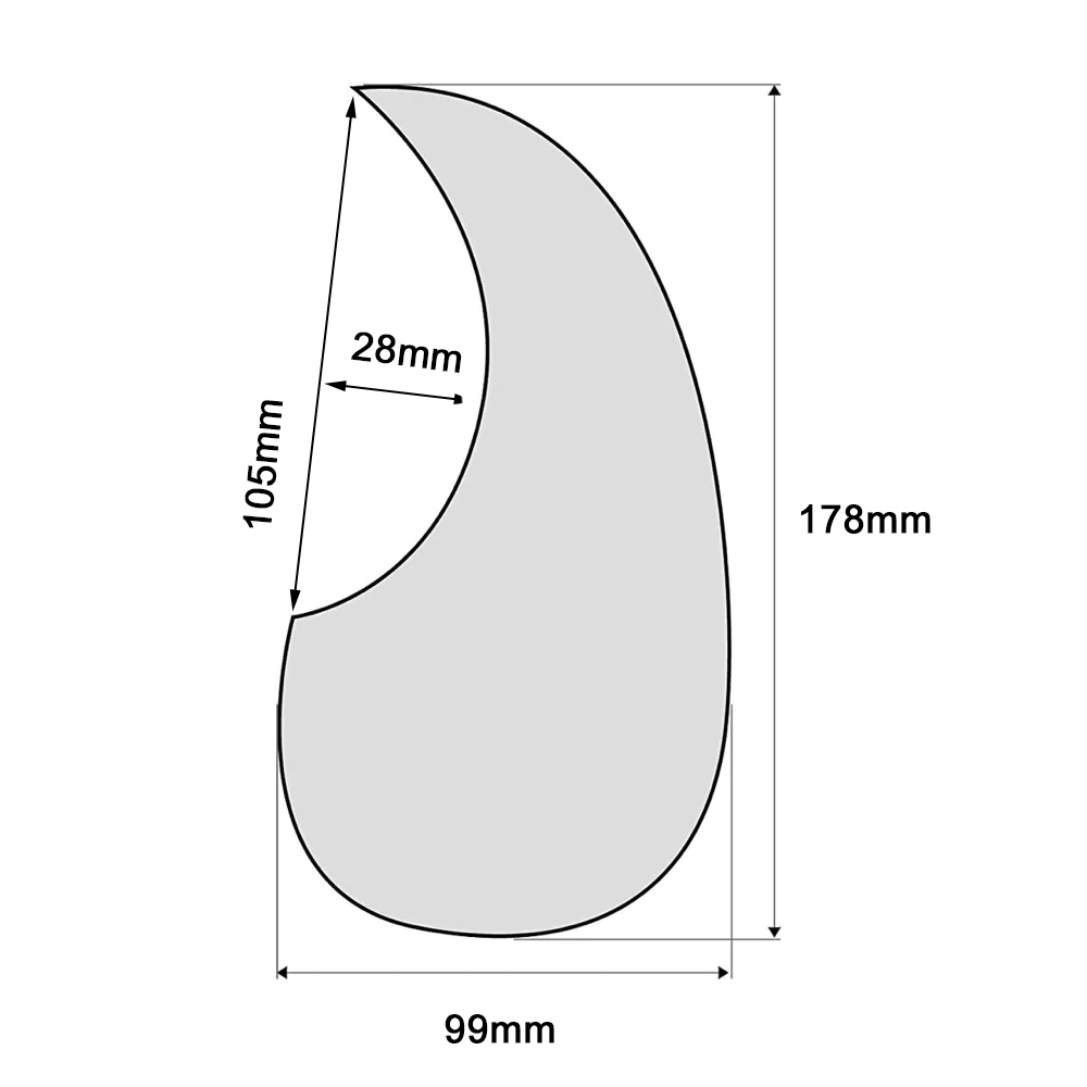 Pickguard Acoustic Guitar Martin Style (Tortoise)  - 2