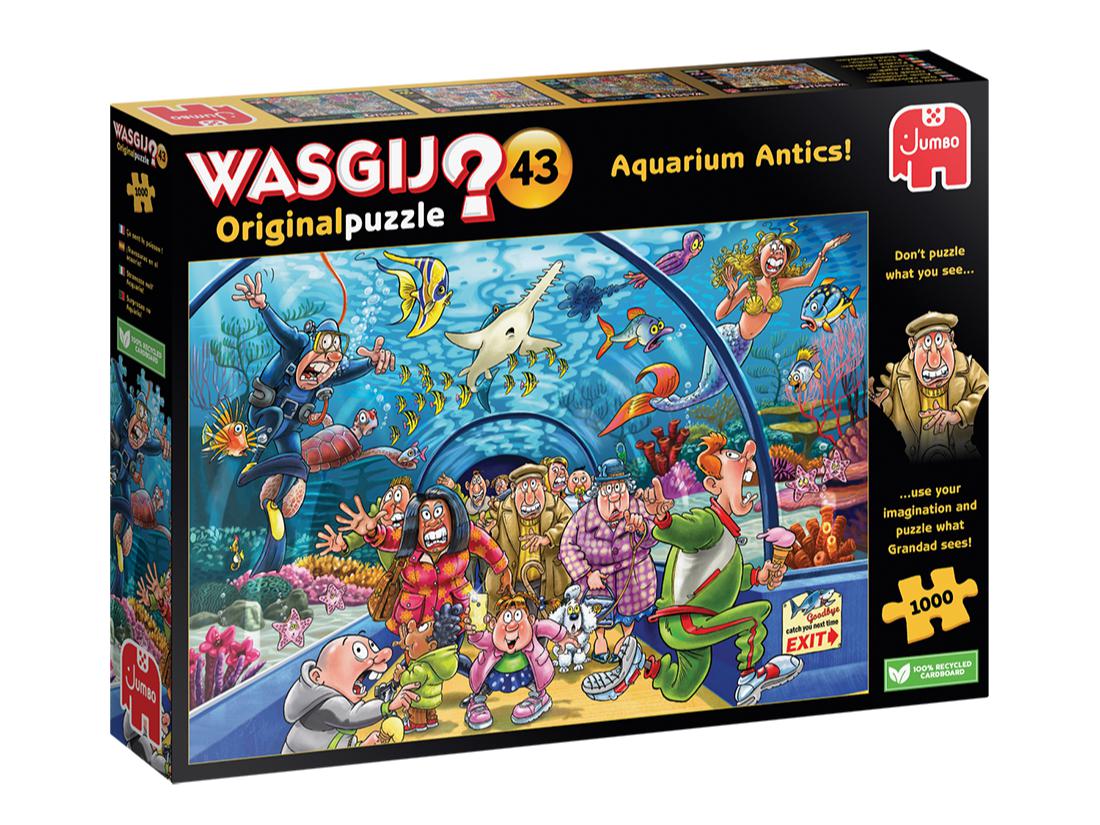 Wasgij Original #43 Aquarium Antics! 1000 Bitar Jumbo - 2