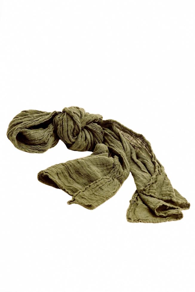 Scarf av hampa Khaki