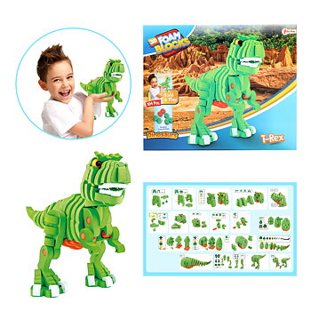 3D pussel foam dinosaurier