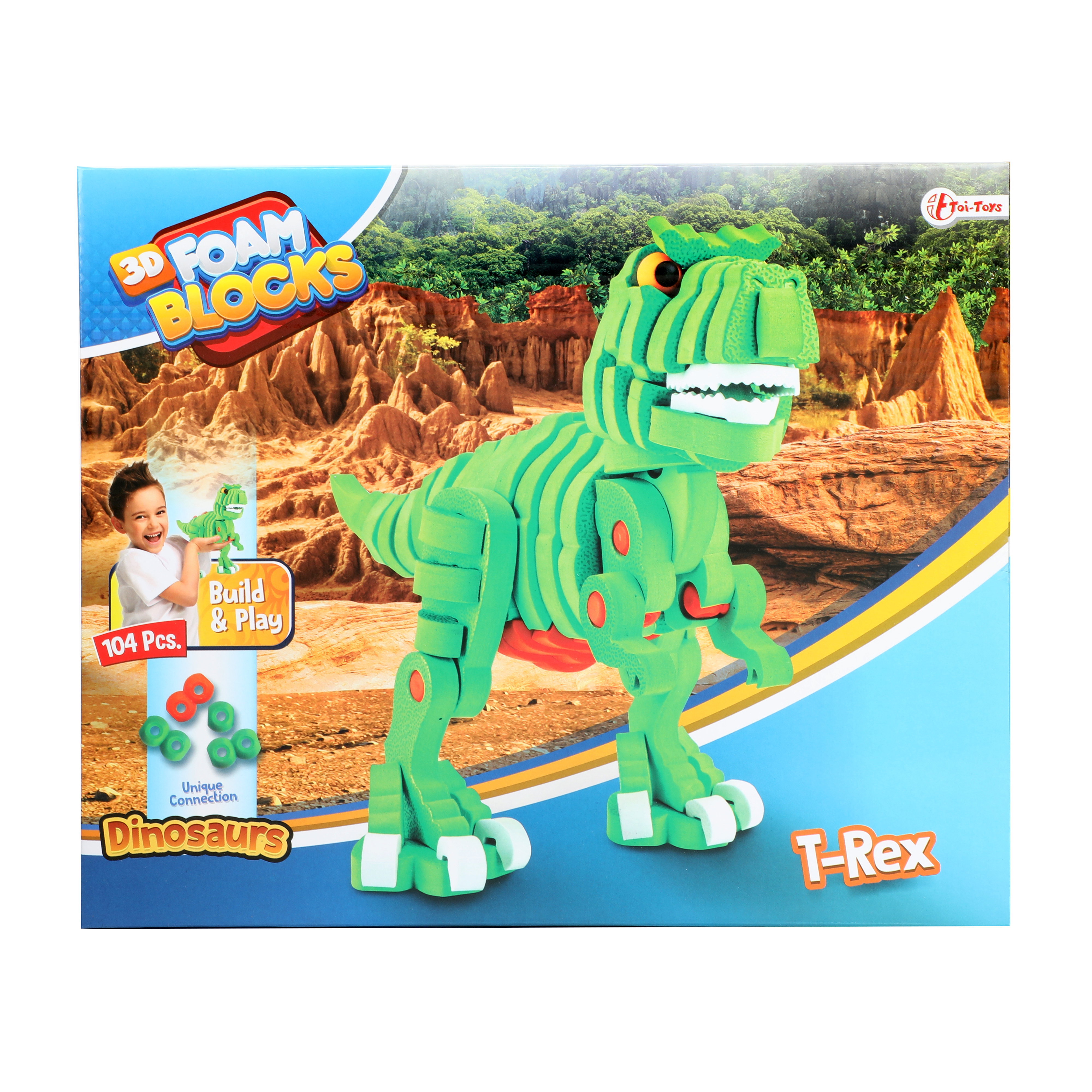 3D pussel foam dinosaurier - 2