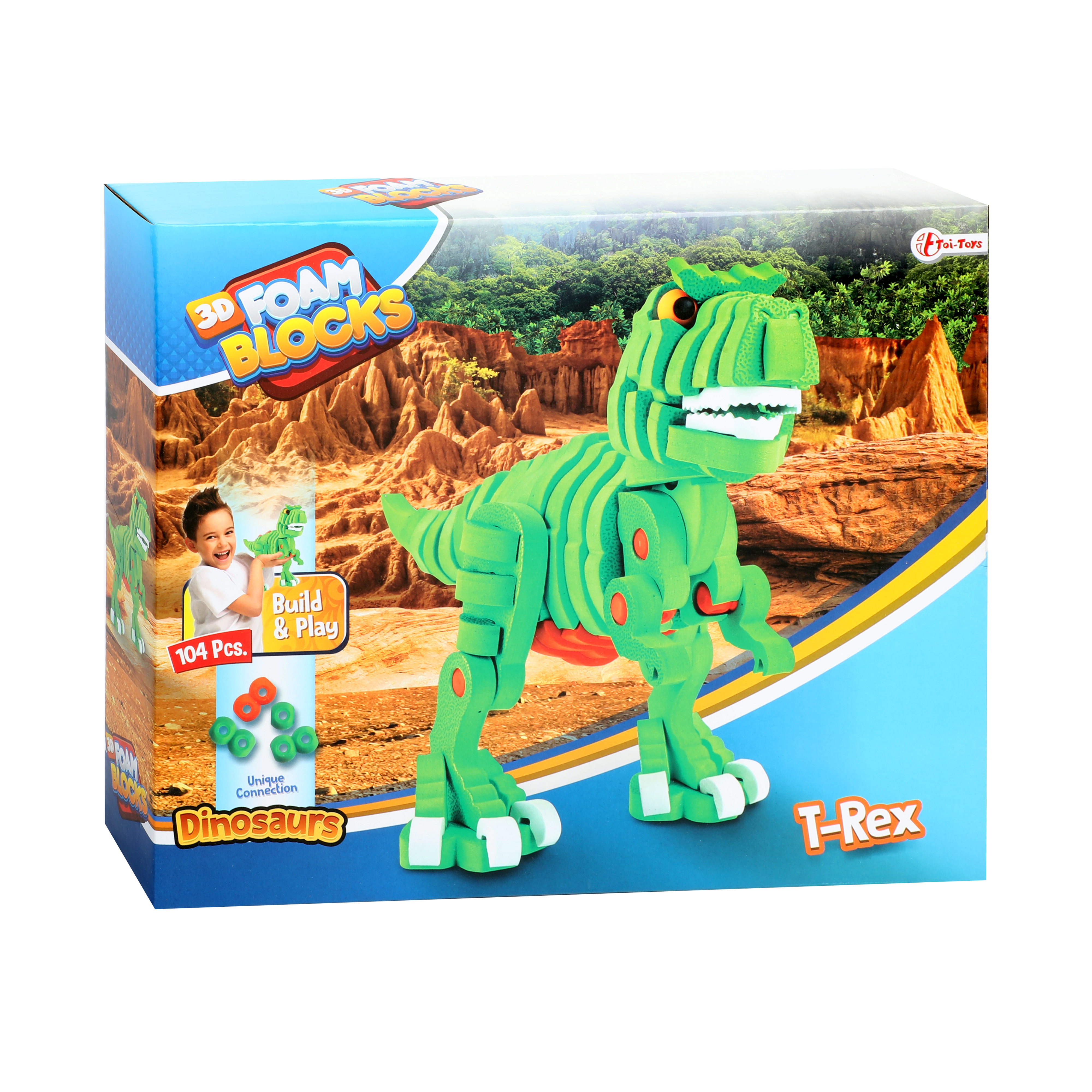 3D pussel foam dinosaurier - 6