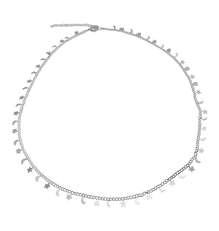 WOS UP  FAIRYTALE HALSBAND SILVER