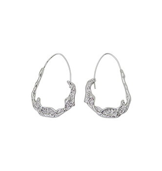 WOS UP  NATURE EARRINGS SILVER