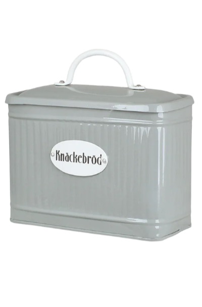 Tin with lid for crispbread - Green - 2