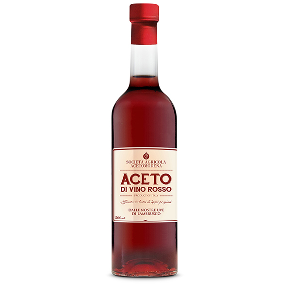 Acetomodena italiensk Rödvinsvinäger, 500 ml