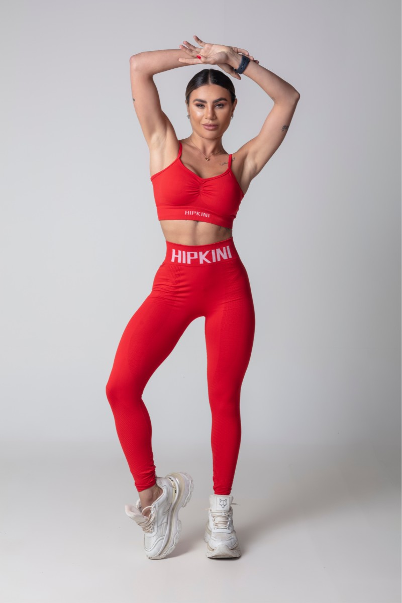HIPKINI Seamless Tights  City Red - 3