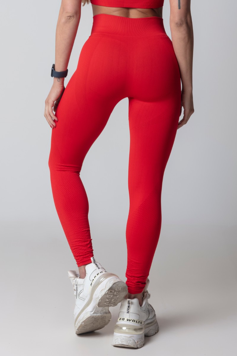 HIPKINI Seamless Tights  City Red - 2