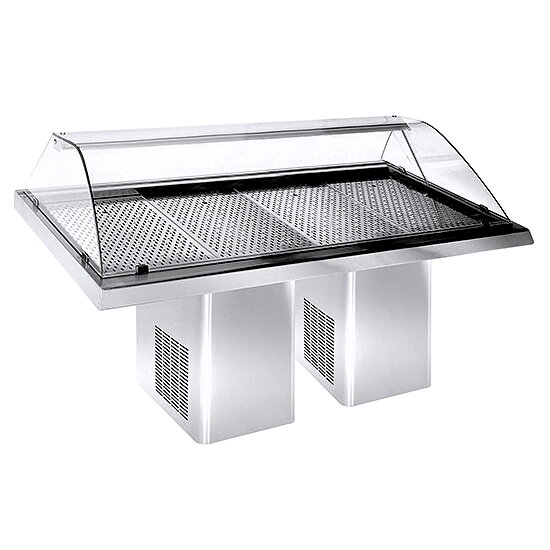 Kyldisk fisk 232 cm, statisk kylning