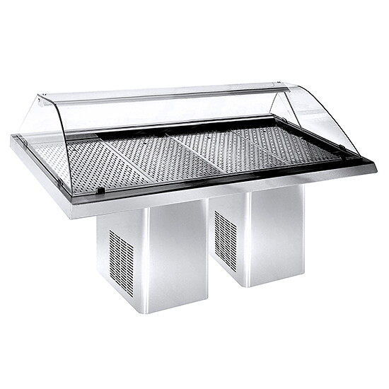 Kyldisk fisk 232 cm, statisk kylning