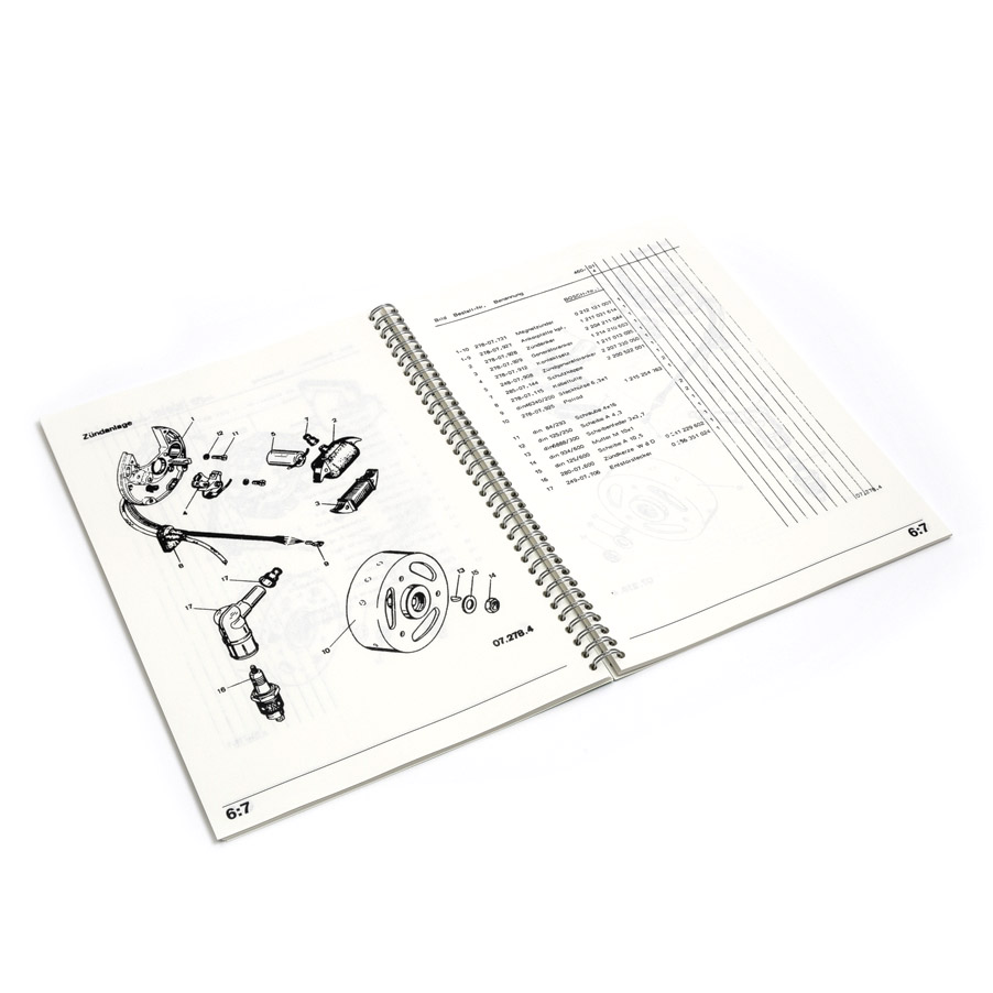 Ersatzteilkatalog für Zündapp Typ 460 - 2