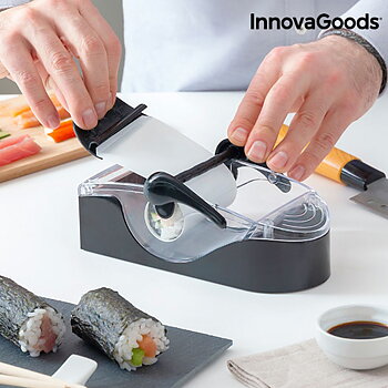 Person gör egen sushi med Sushi-Maker