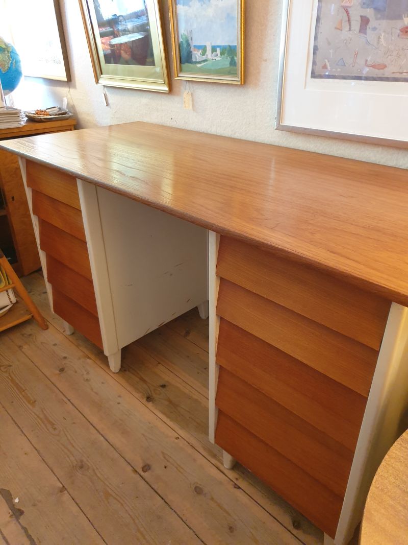 Skrivbord teak 1950-tal - 2