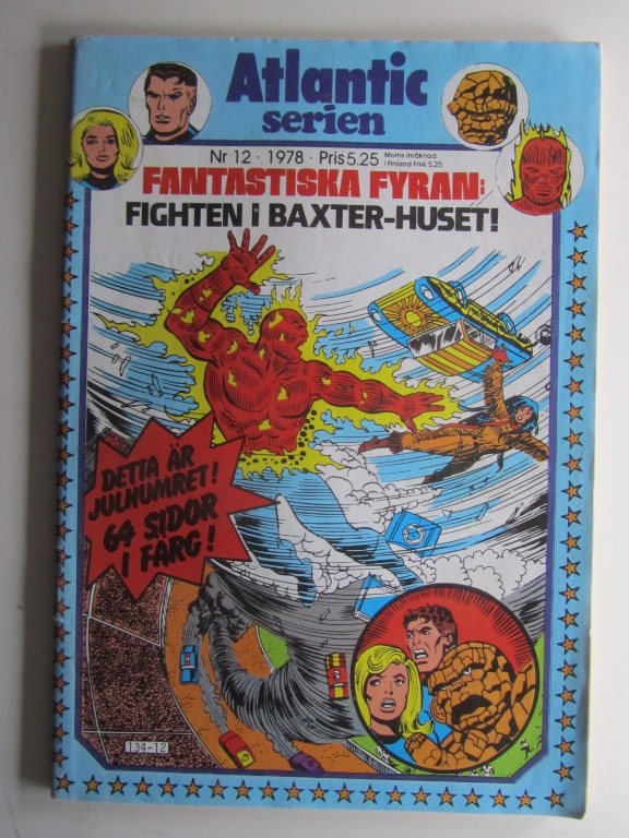 Fantastiska Fyran 1978 12 Vg+