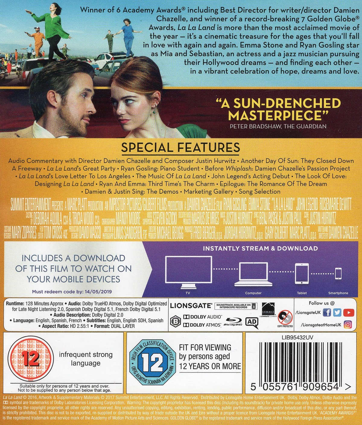 La La Land (ej svensk text) (Blu-ray) - 2