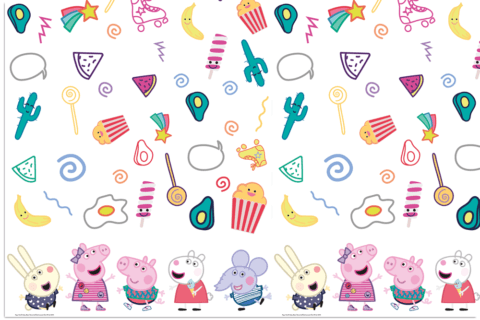 Plastduk Greta Gris Peppa Gris