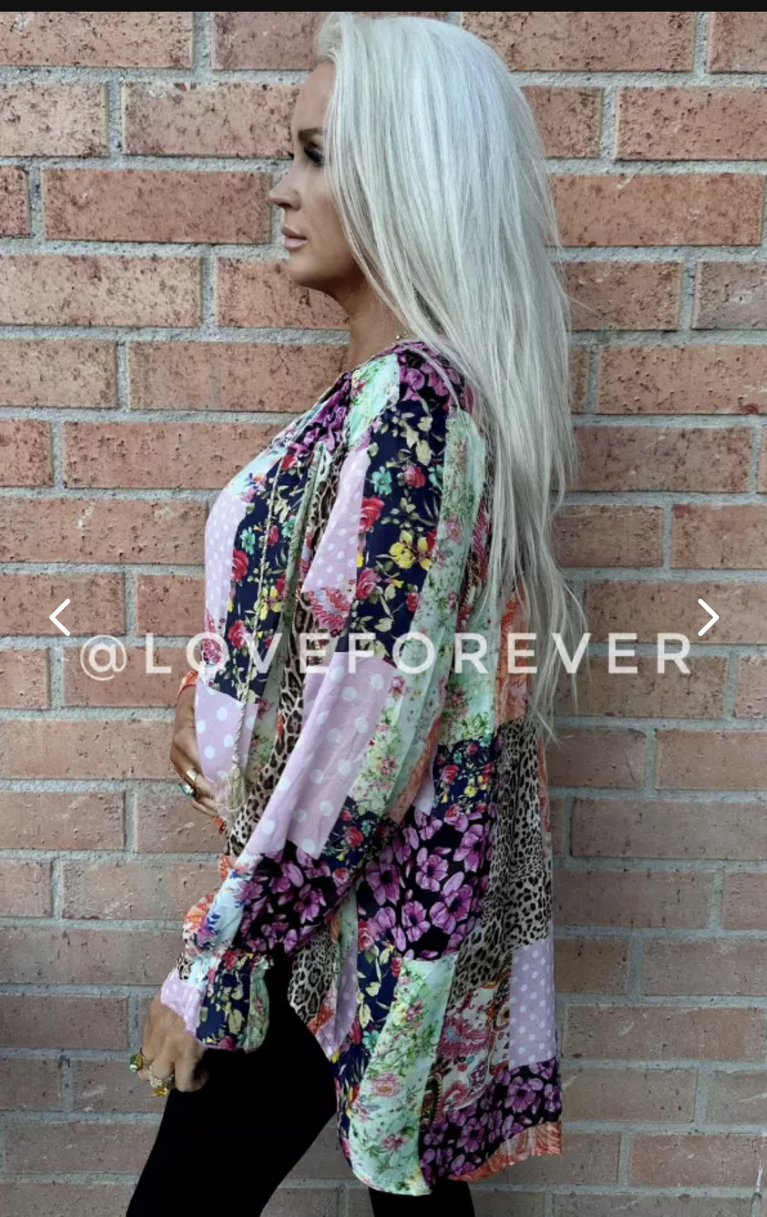 Kelly Blouse Leo Flower - 2