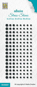 Nellie`s Choice - Rhinestone set 7 - Black 