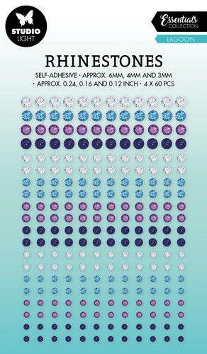 Studio Light - Self-adhesive Rhinestones - Lagoon