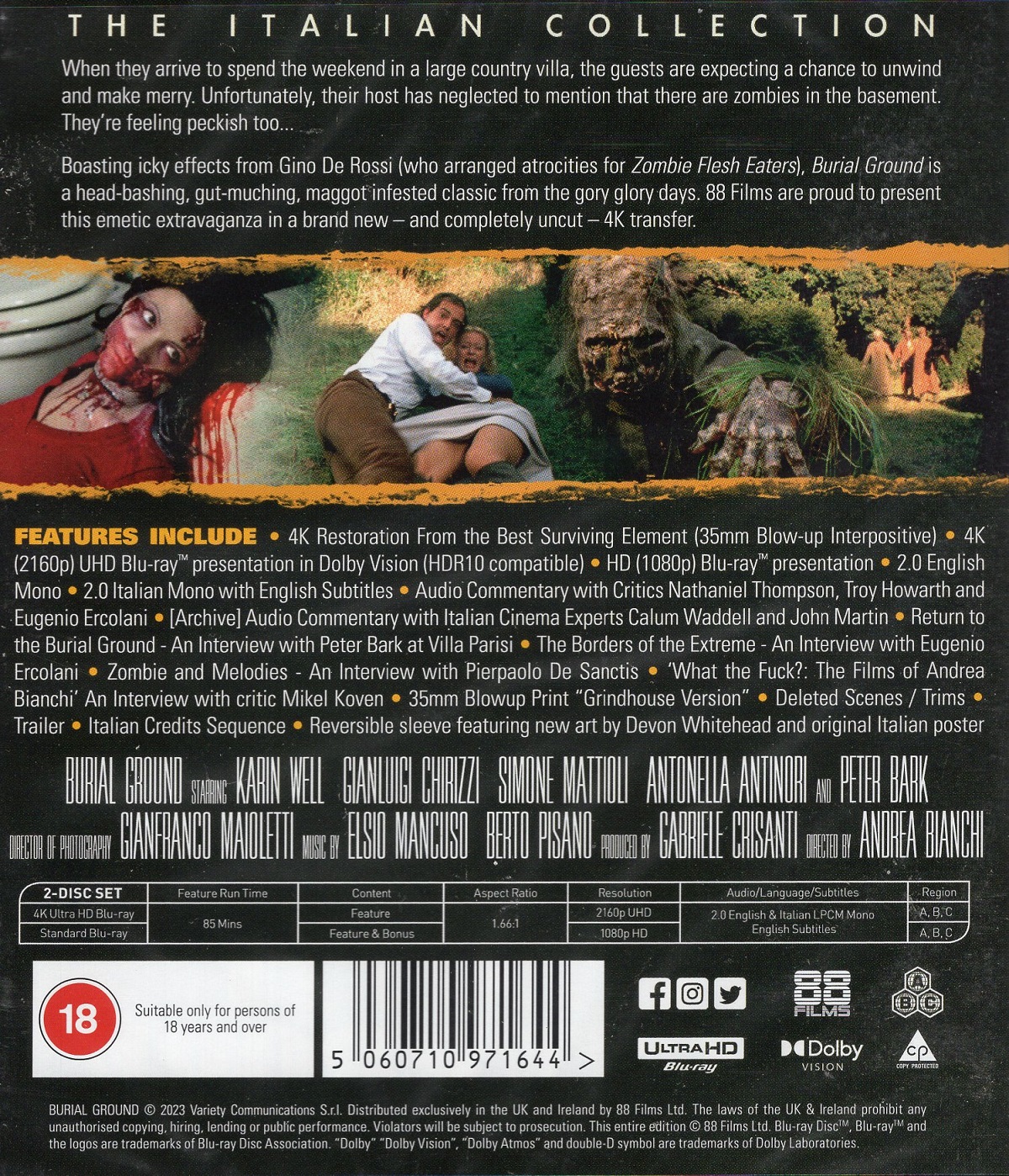 Burial Ground (ej svensk text) (4K Ultra HD + Blu-ray) - 2