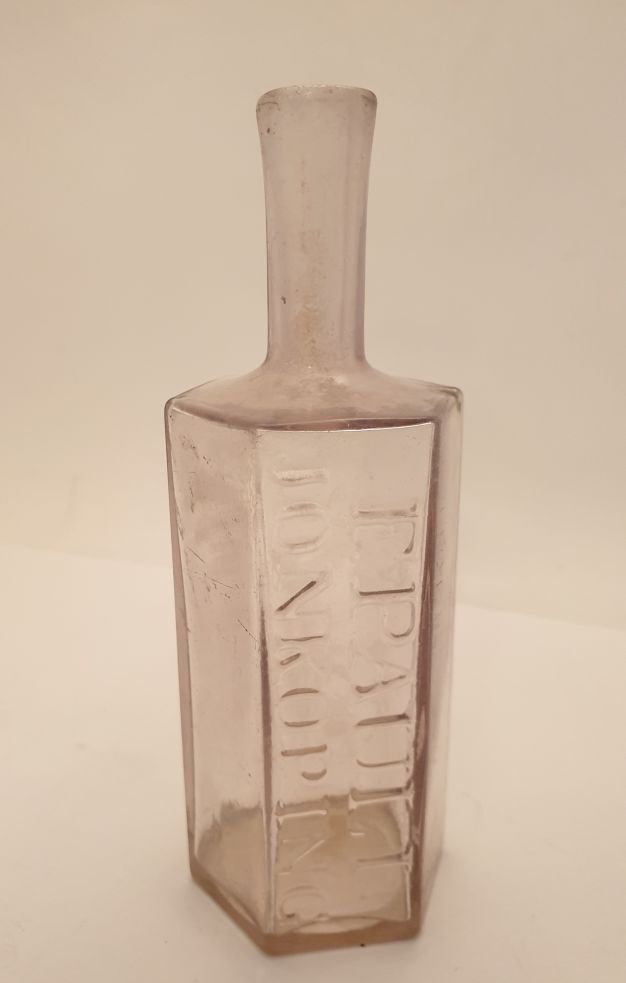 F. Pauli Jonkoping parfymflaska 1800-tal