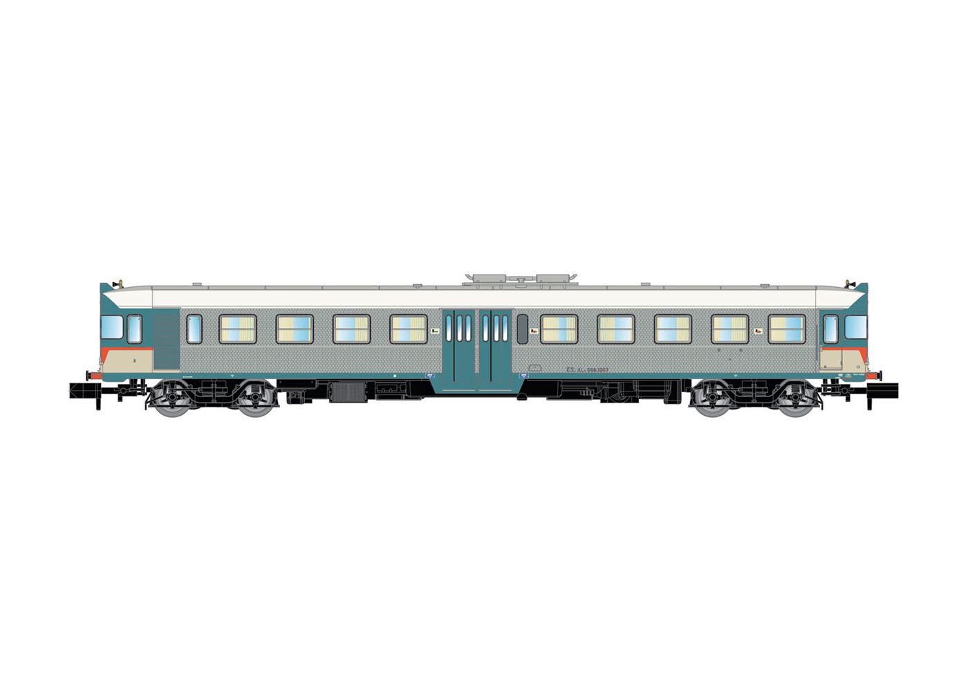 Dieselmotorvagn ALn 668, FS (DC analog)