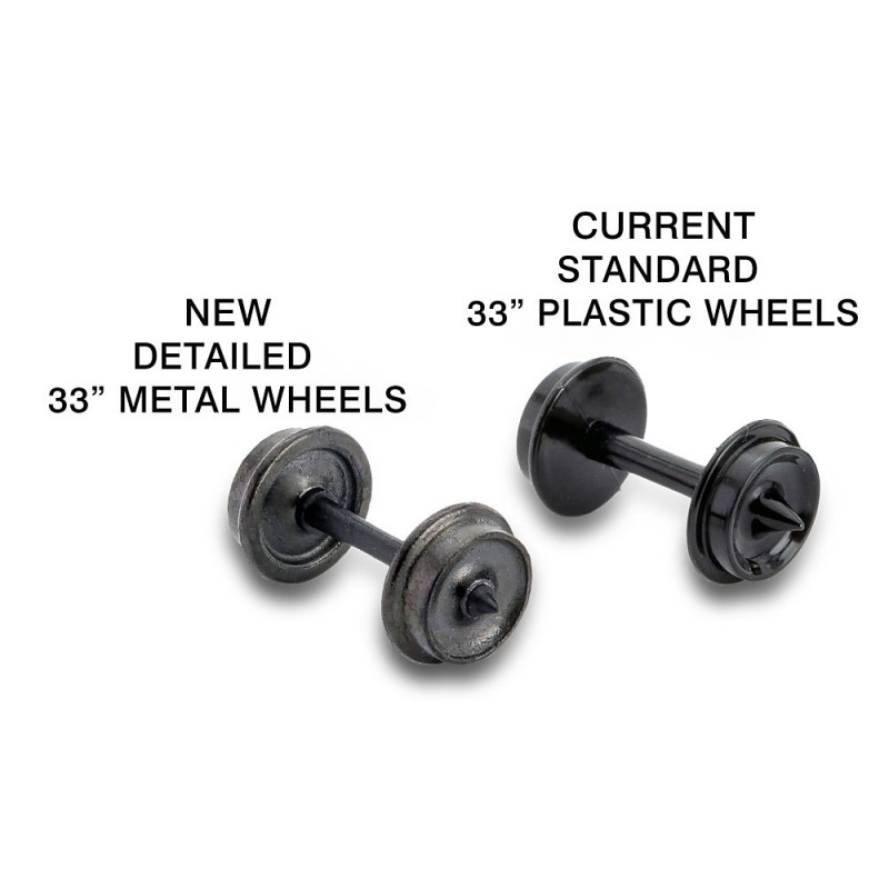 33" Standard Metal Wheel Sets 60 axles (403-60)
