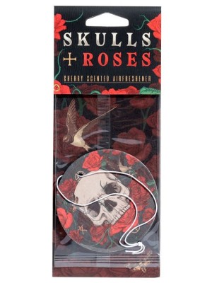  Cherry Skulls and Roses Air Freshener