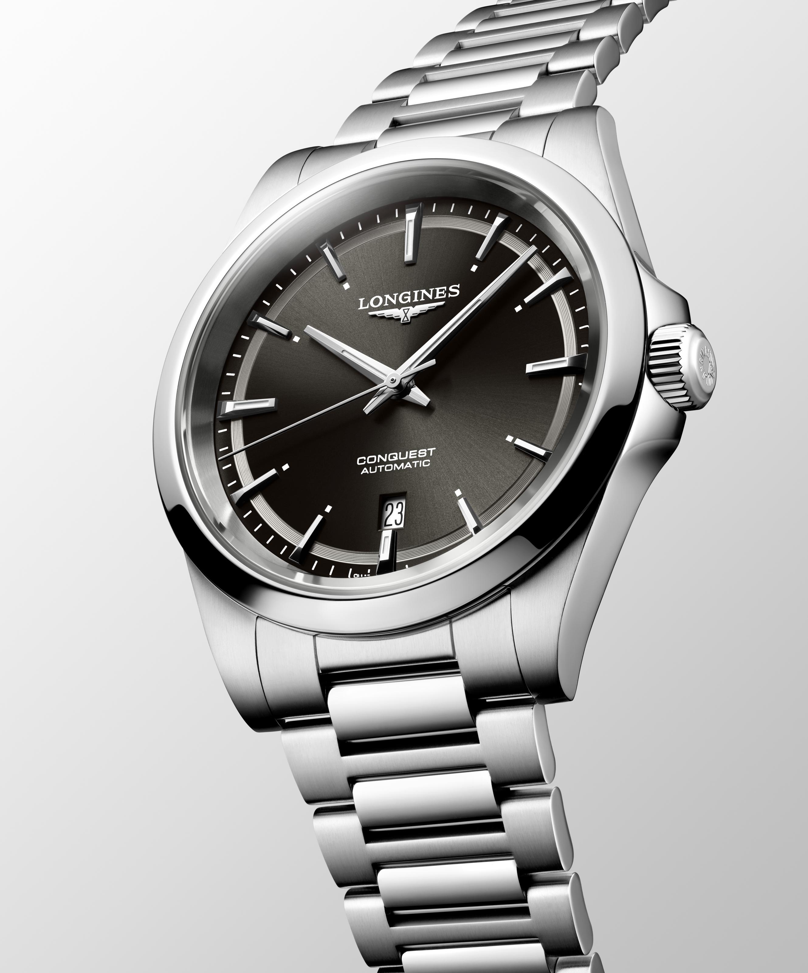 L3.830.4.52.6 Longines Conquest  svart 41
