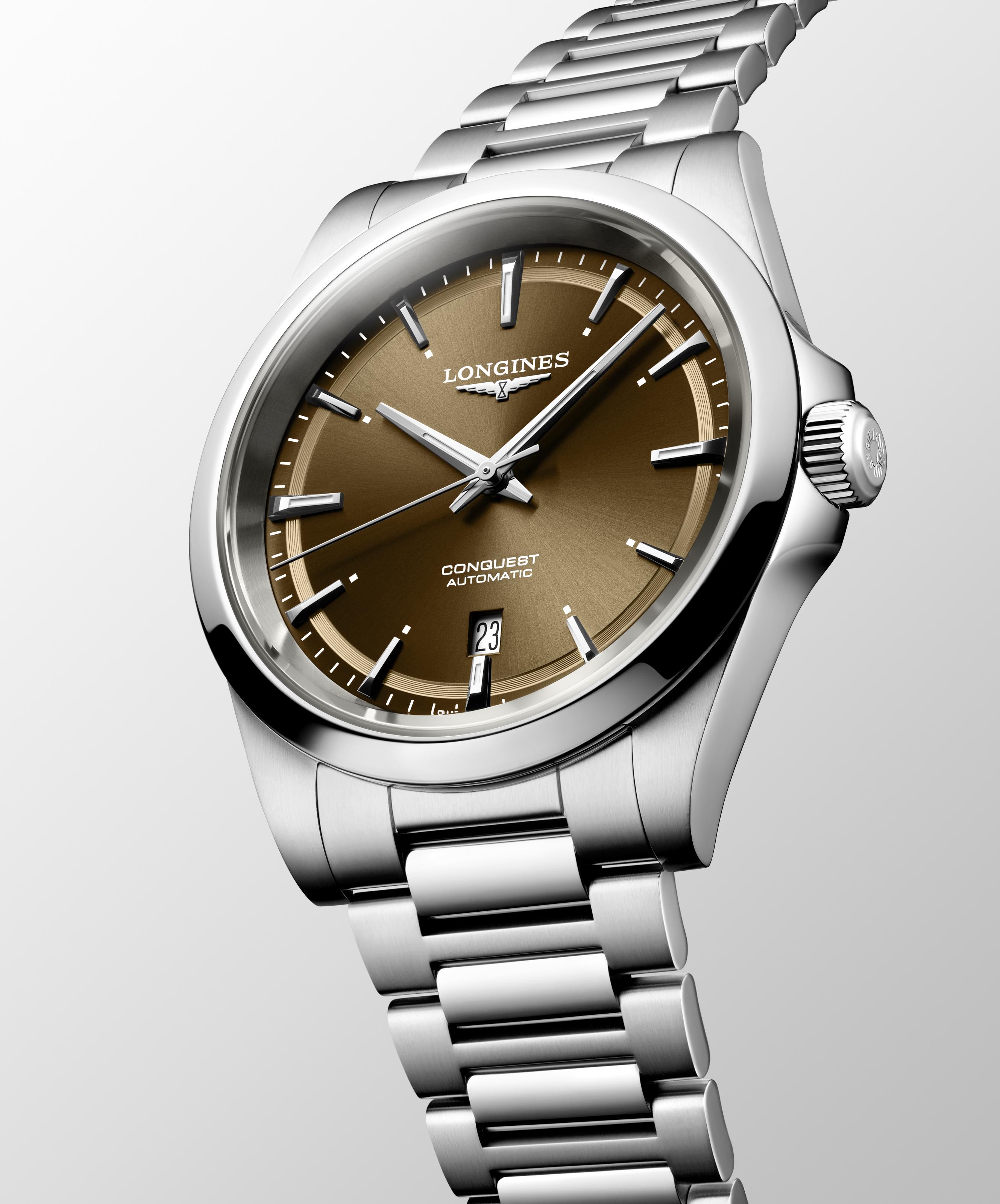 L3.830.4.62.6 Longines Conquest brun 41