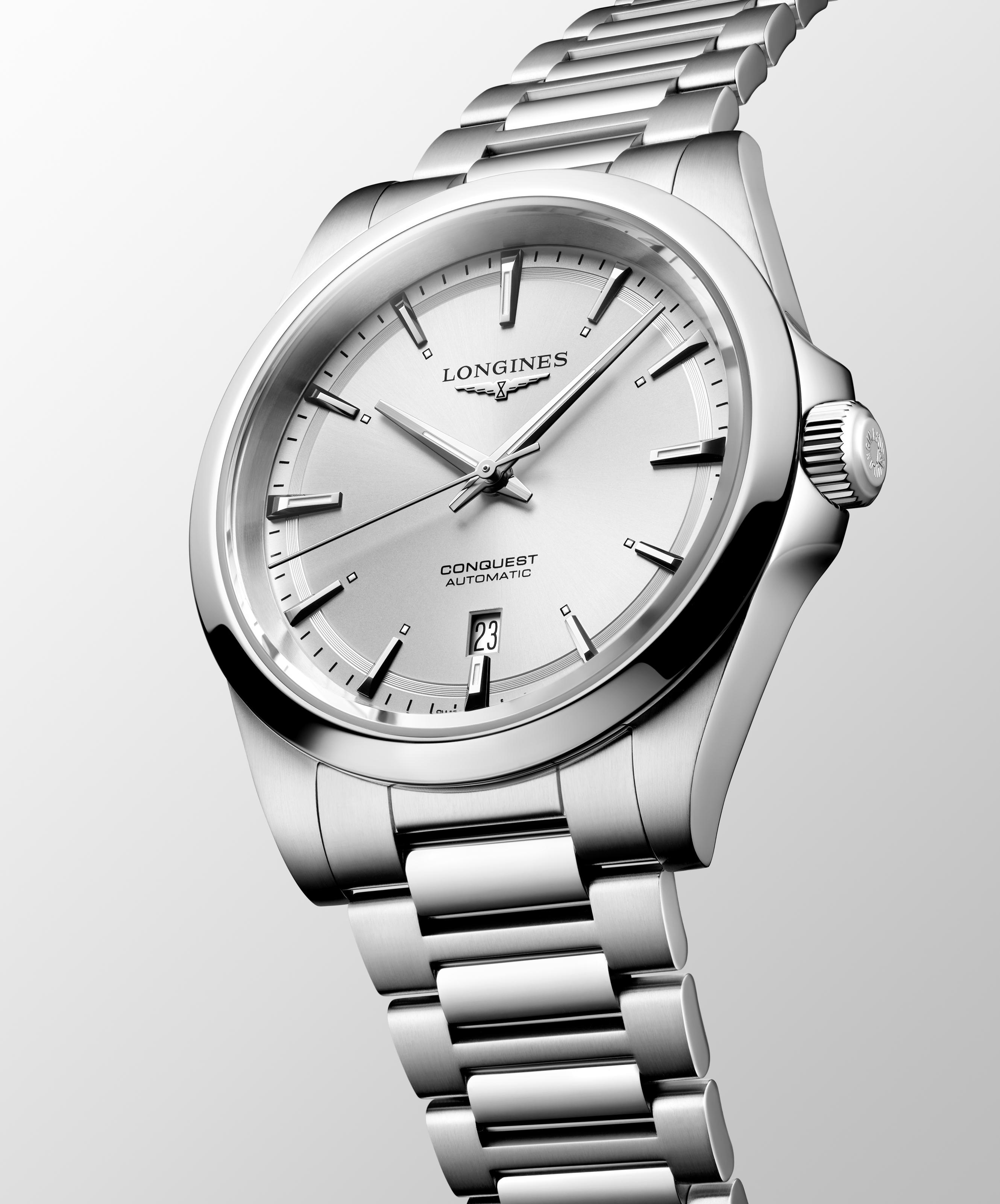 L3.830.4.72.6 Longines Conquest  silver 41