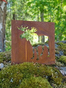 Trädgårdsskylt - Älg