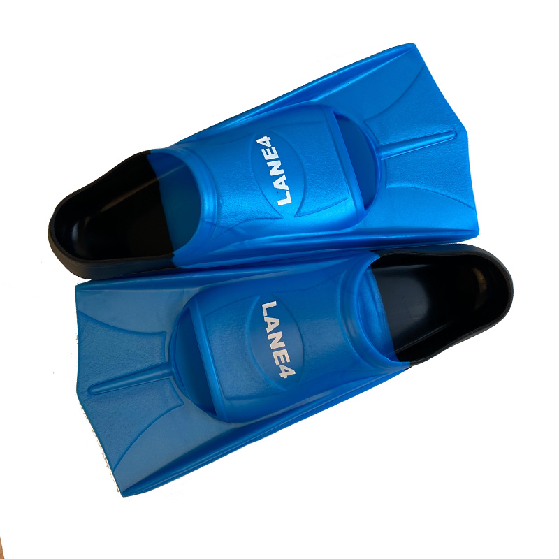 Silicone Sky Blue/Navy fins - Lane 4