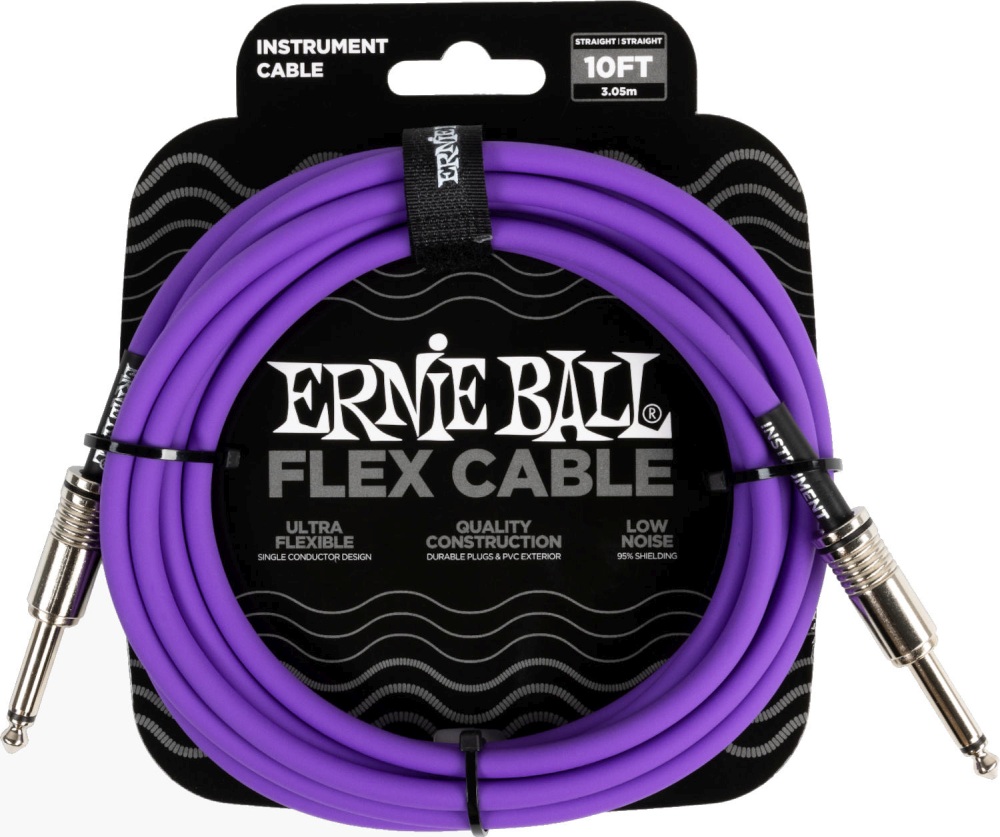 Ernie Ball 6415 instrument cable 3M - Purple