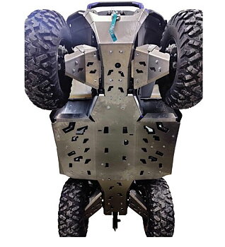 Hasplåt Aluminium CF Moto 450/520 Lång 2023+