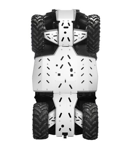 Hasplåt Aluminium CF Moto 550/600 Lång 