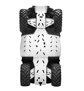 Hasplåt Aluminium CF Moto 550/600 Lång 