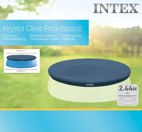 Intex Poolskydd Easy Set Pool Cover 2,21