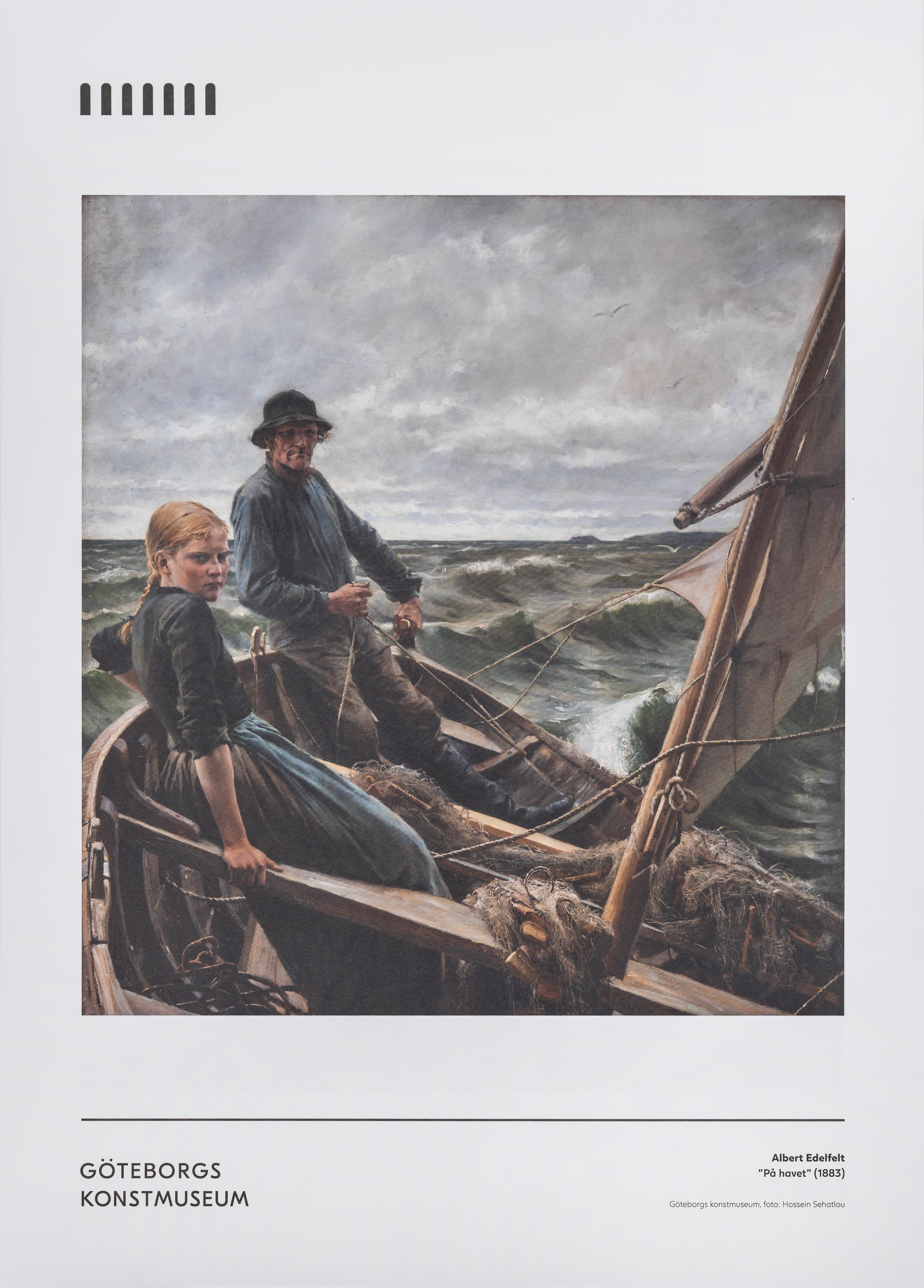 Affisch, Albert Edelfelt, På havet