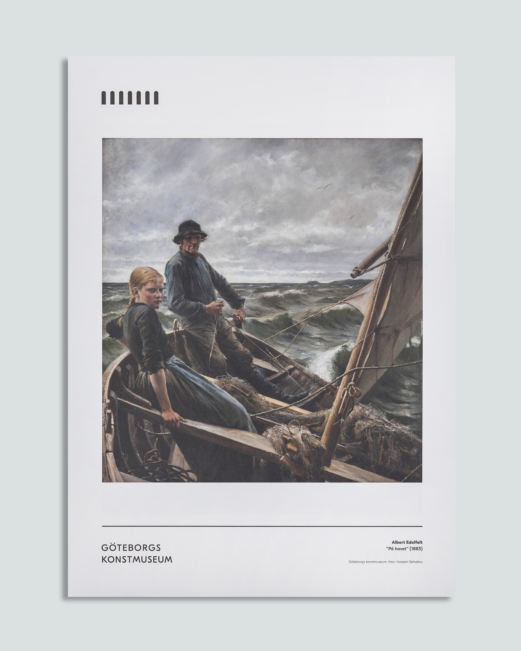 Affisch, Albert Edelfelt, På havet