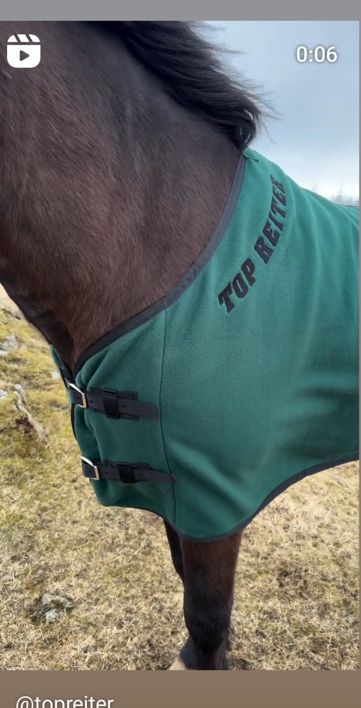 Top Reiter Fleecetäcke Logo "nya modellen" flera färger - 14