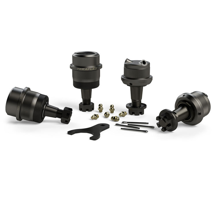 Teraflex Dana 30/44 HD Ball Joint Kit W/ Knurl Upper & Lower - Jeep JK & JKU