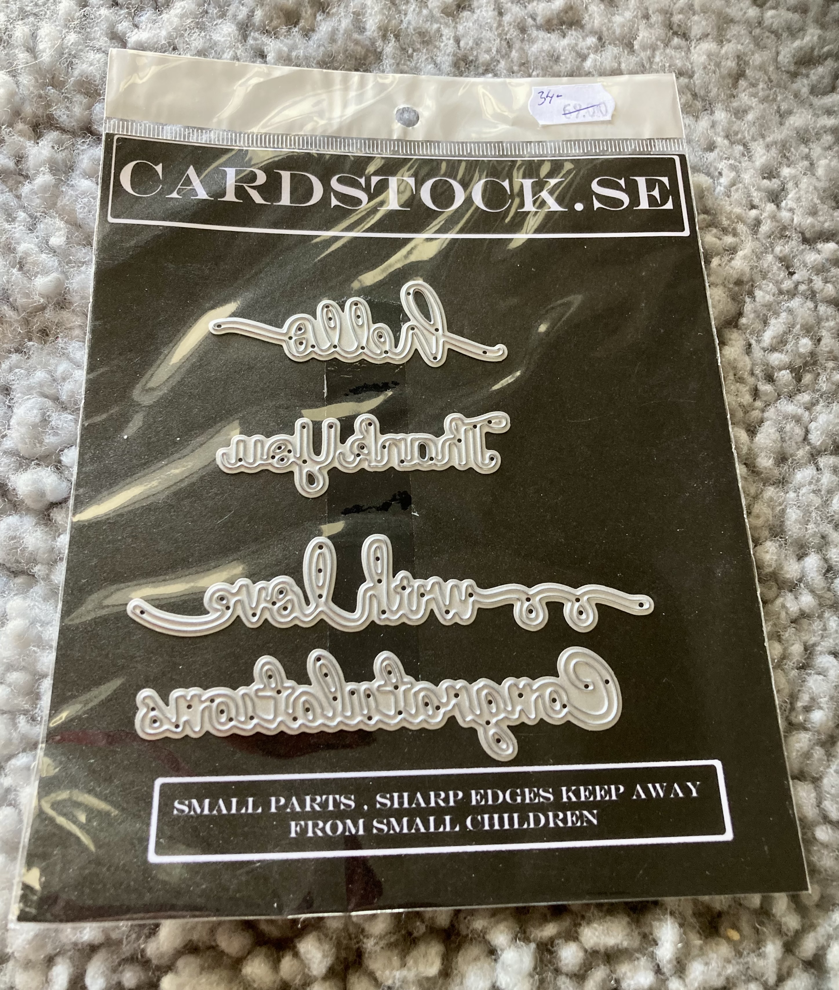 REA Cardstock.se  Övrigt -Texter