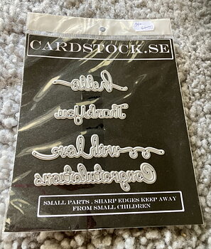 REA Cardstock.se  Övrigt -Texter
