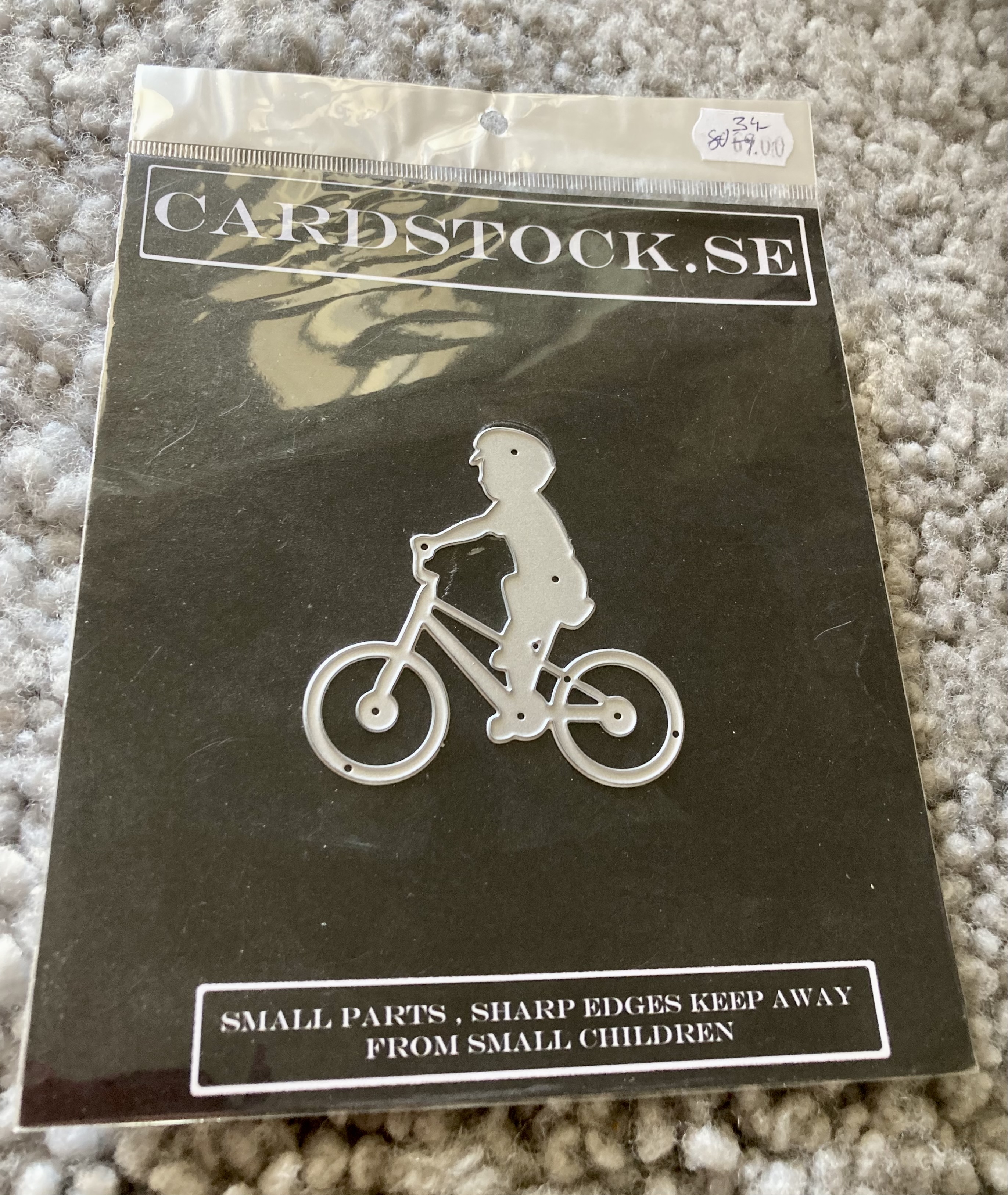 REA Cardstock.se  Barn -På cykel 